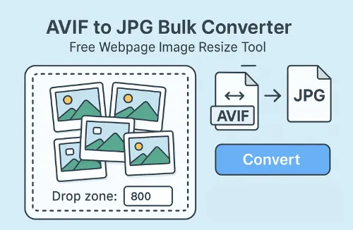 AVIF to JPG Bulk Converter