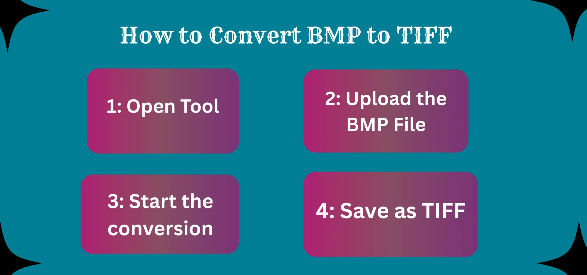 How to Convert BMP to TIFF