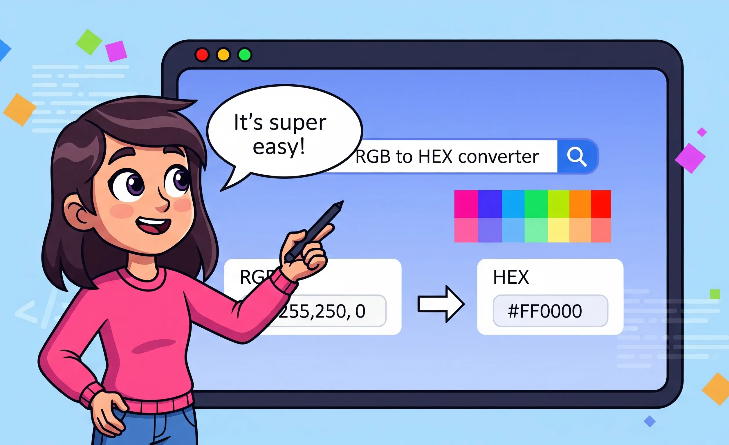 How to convert RGB to HEX Online