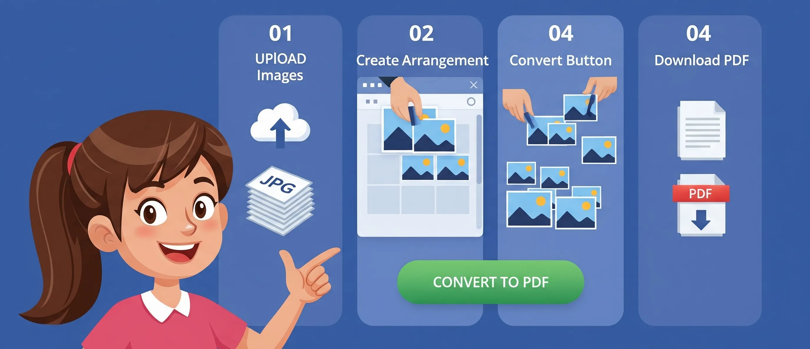 How to use JPG to PDF Converter