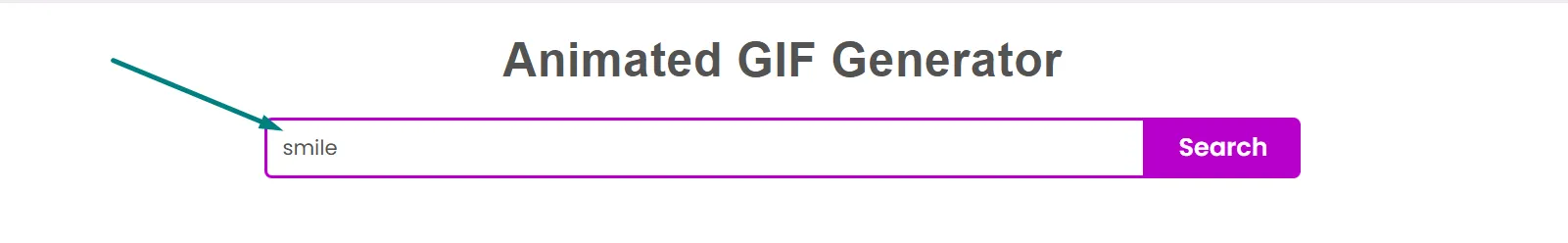 Type Text or Keywords