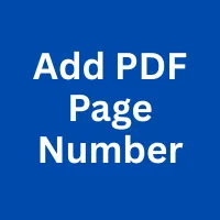 Add PDF Page Number
