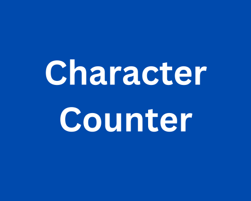 Character-counter