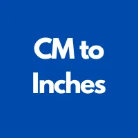 CM to Inches