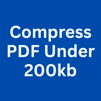 Compress PDF Under 200kb