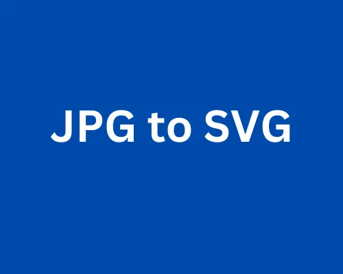 JPG to SVG Converter