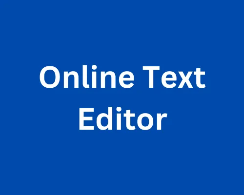 online-text-editors