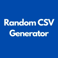 Random CSV Generator
