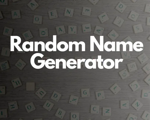 random Name generator – free tool