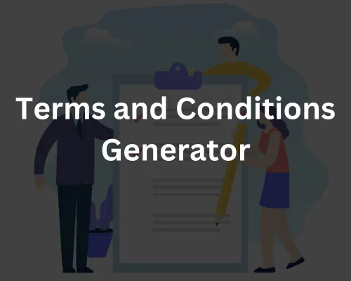 Free Terms & Conditions Generator