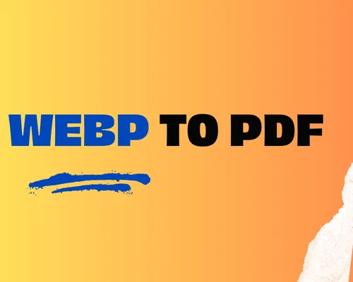 webp to pdf convertor