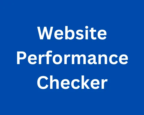 website-performance-checker