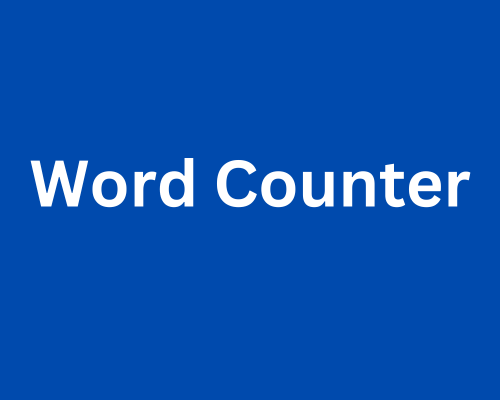 Word Counter